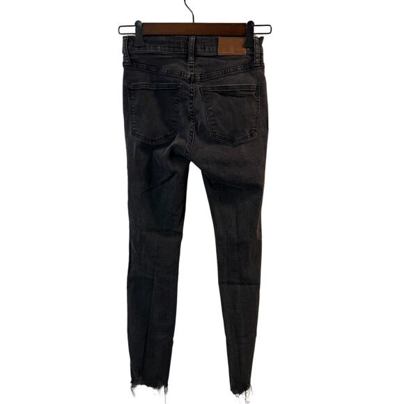 Madewell Women’s Faded Black High Rise Skinny Jeans Size 24P - Picture 2 of 8